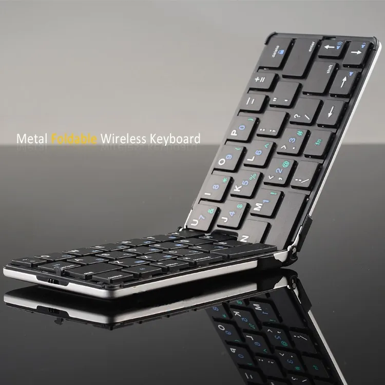 Portable Ultra Slim Wireless Bluetooth Keyboard Chocolate Flyshark