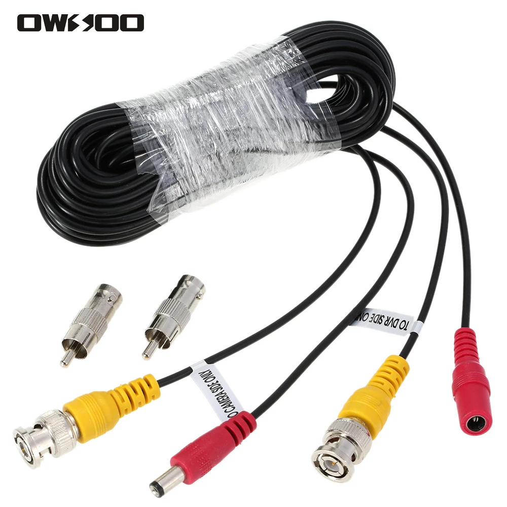 

32ft 10M CCTV Cable BNC Video Power Siamese Cable CCTV Accessories For Surveillance Security Camera DVR System Kit