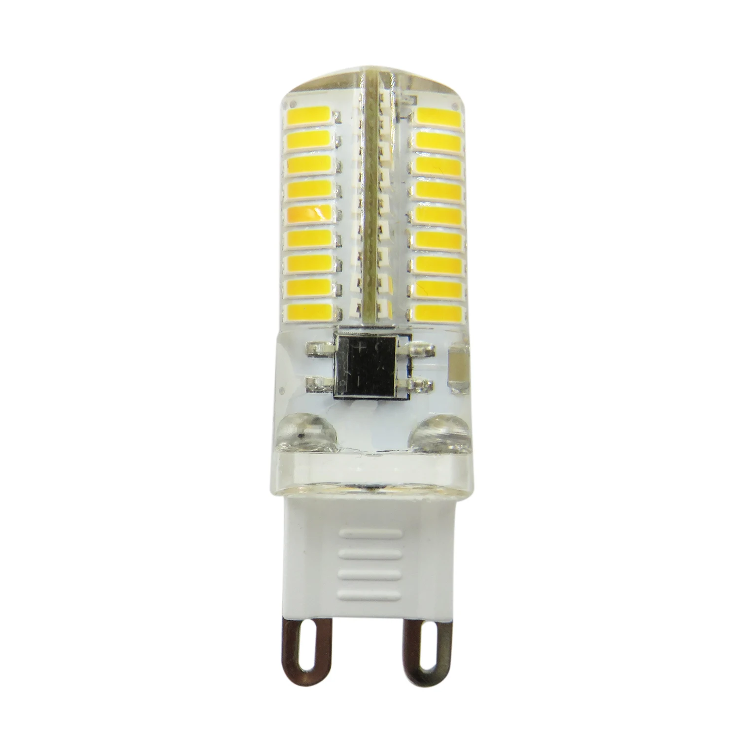 

Dimming LED Corn Bulb Mini Silicone lamp 72 Leds SMD 4014 G9 220V 200V-240V Replace halogen lamp Light Warm White