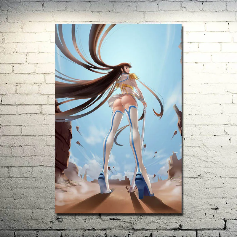 Аниме Kill La Matoi Ryuuko Постер из шелковой ткани с принтом 13x20 32x48 дюймов картинки для