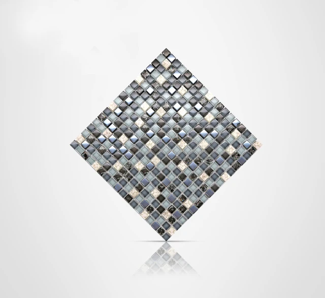 mosaic wall glass tiles gray agate green black europe white wall tile inner crackle design for