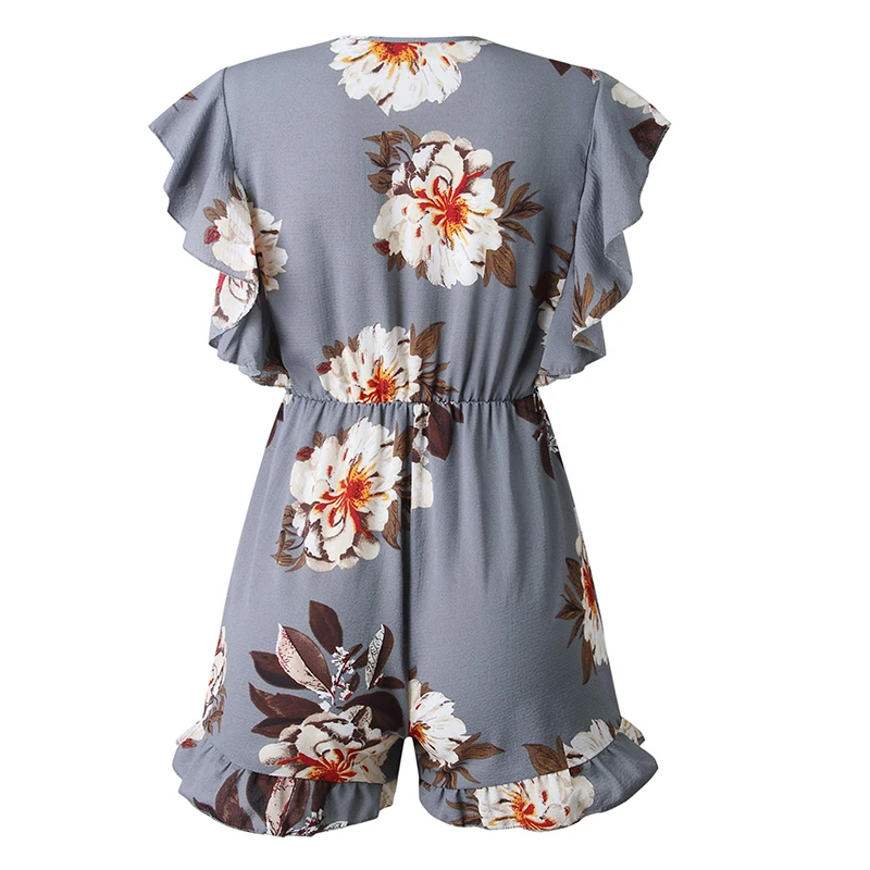 Luxury Jumpsuit Women Casual V-Neck Ruffles Sleeve Playsuit Torridity Sexy Party Rompers Loose Beach Playsuits Luxury Jumpsuit Women Casual V-Neck Ruffles Sleeve Playsuit Torridity Sexy Party Rompers Loose Beach Playsuits