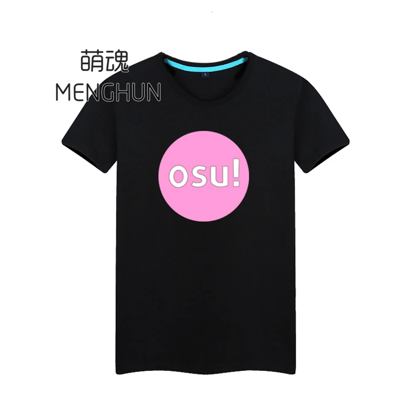 Bevæger sig Beskæftiget mørke Lovely new designed Music Rhythm Game Osu! t shirts Osu game fans gift  summer full cotton high quality tee shirts ac708 - AliExpress