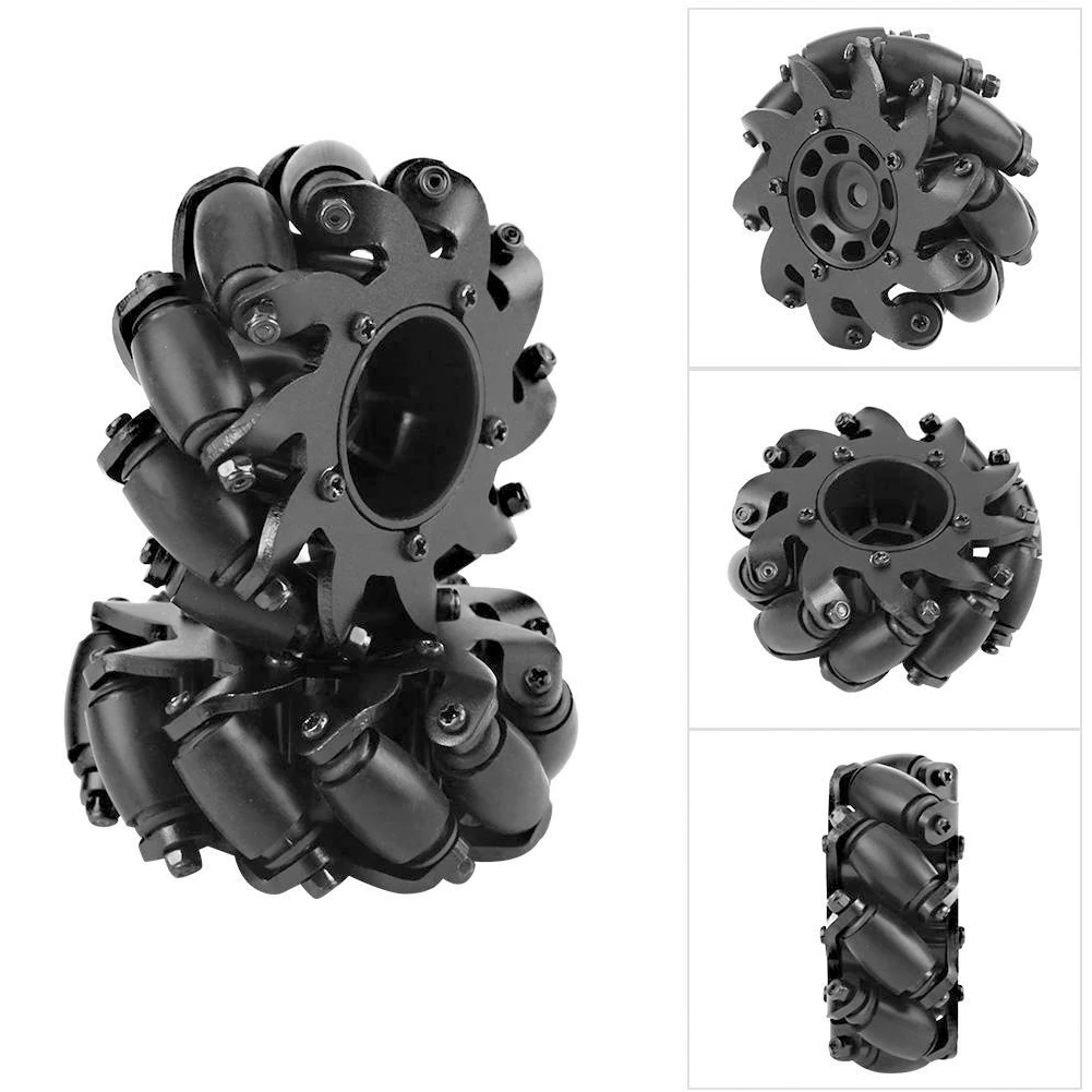 

4PCS/Set RC Model Stability Small Drive Wheel Robot Left Right Replacement Accessories Durable Aluminum Alloy Toy For Mecanum