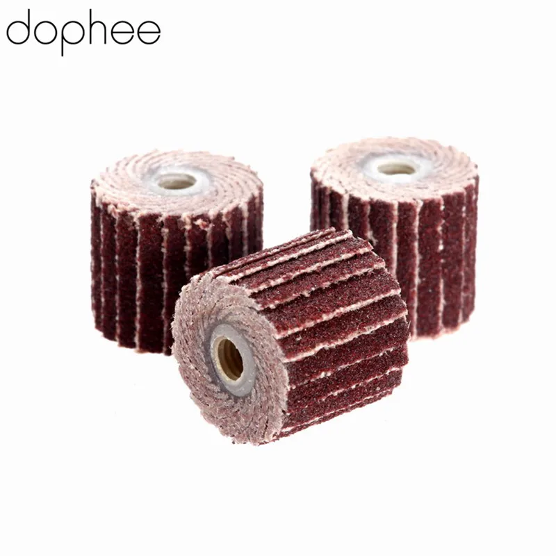 Dophee 240 Grit Dremel аксессуары шлифовальный лоскут диск Щиток колеса щетка песок +