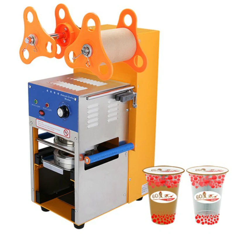 Electric Automatic Tea Cup Sealer Sealing Machine Coffee Bubble Tea Cup