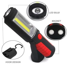 3800 lums Super Bright COB USB Charging 36+5 LED Flashlight Work Light Torch +HOOK Mobile Power Bank For Your Phone Outdoor
