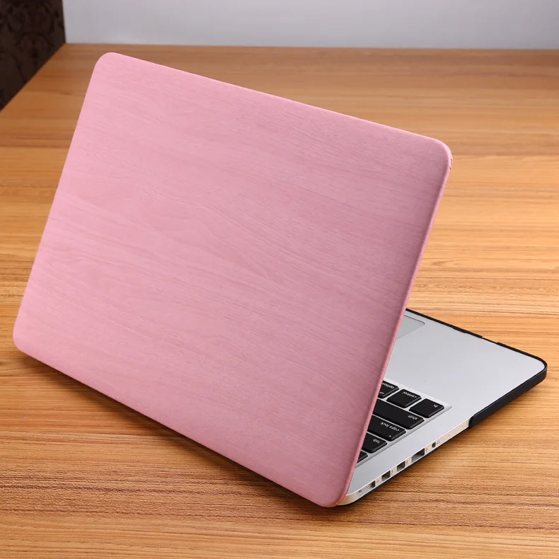 Роскошный чехол из искусственной кожи под дерево для ноутбука Macbook Air 13 Apple Mac Book Pro