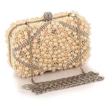 2017 mode weibliche paket Quadrat perle tasche tag clutch abendtasche welle süße gentlewomen braut kleid tasche in die abendtasche in
