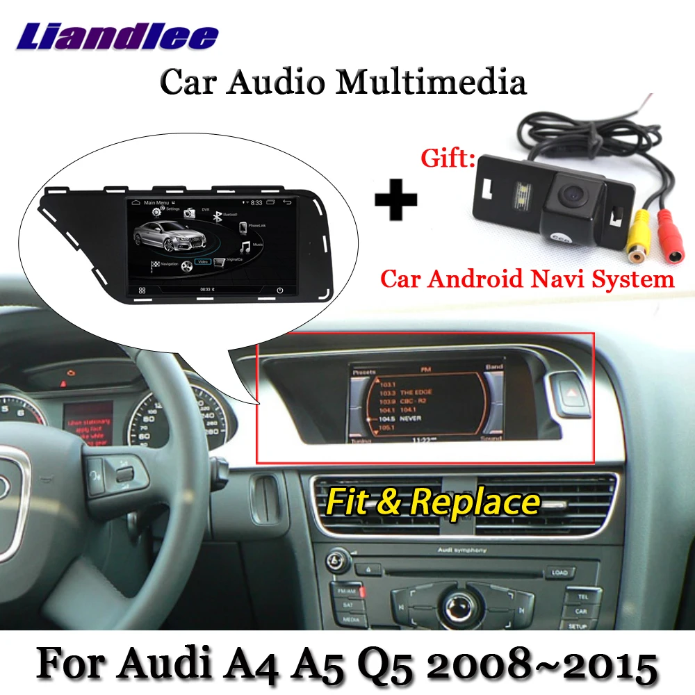 Liandlee автомобильный Android 7,1 для Audi A4 A5 Q5 2008~ стерео радио видео ТВ Carplay камера gps карта навигатор навигация Мультимедиа