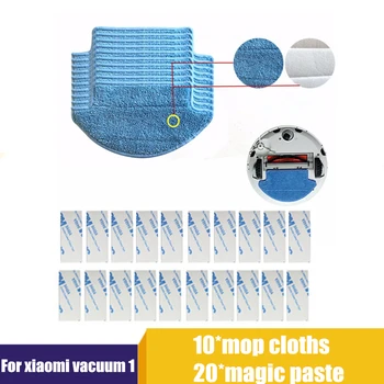 

Original thickness mop Cloths for Xiaomi Mi Robot Vacuum Cleaner Parts 10*mop Cloths+20*magic paste xiaomi vacuum 1 accessories