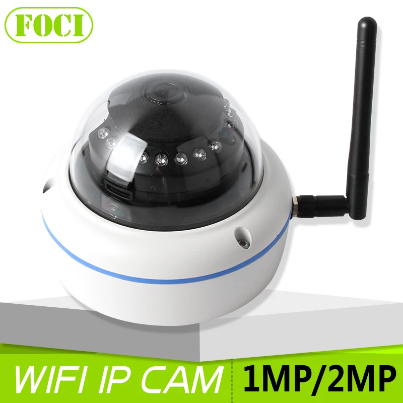 Plug And Play Wifi Dome IP Camera HD 720P 1080P 3.6mm Lens Wireless IP Camera Outdoor XMEye Security Cameras Onvif P2P View