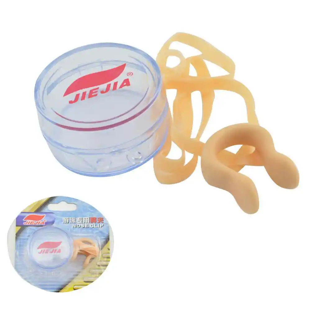 BLUE REEF Spring Nose Clip Slightly Sprung Adults Senior Rubber Covered In Case