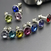 Peerless 20 шт Bling Diamond Anti Dust Разъем Универсальный 3,5 мм заглушка для входа наушников мобильного телефона заглушка крышки пробки крышки телефона Декор