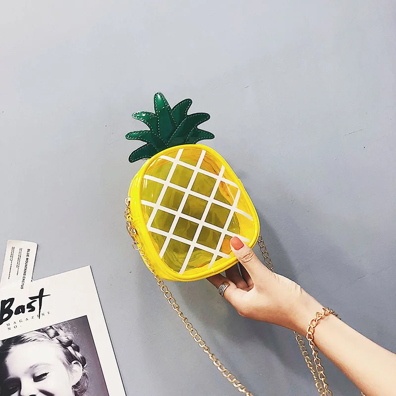 

Korean-style transparent versatile chain pineapple bag fashion shoulder bag shoulder WOMEN'S bag fashion handbags