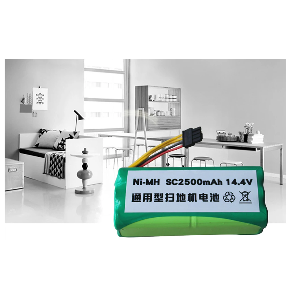 14,4 V 2500mAh Ni-MH SC Сменный аккумулятор для Seebest D730 Seebest D720 пылесос робот