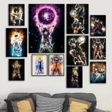 Dragon Ball Super Anime Manga Posters And Prints Saiyan Son Goku Vegeta Jiren Wall Art Canvas Painting Wall Pictures Home Decor