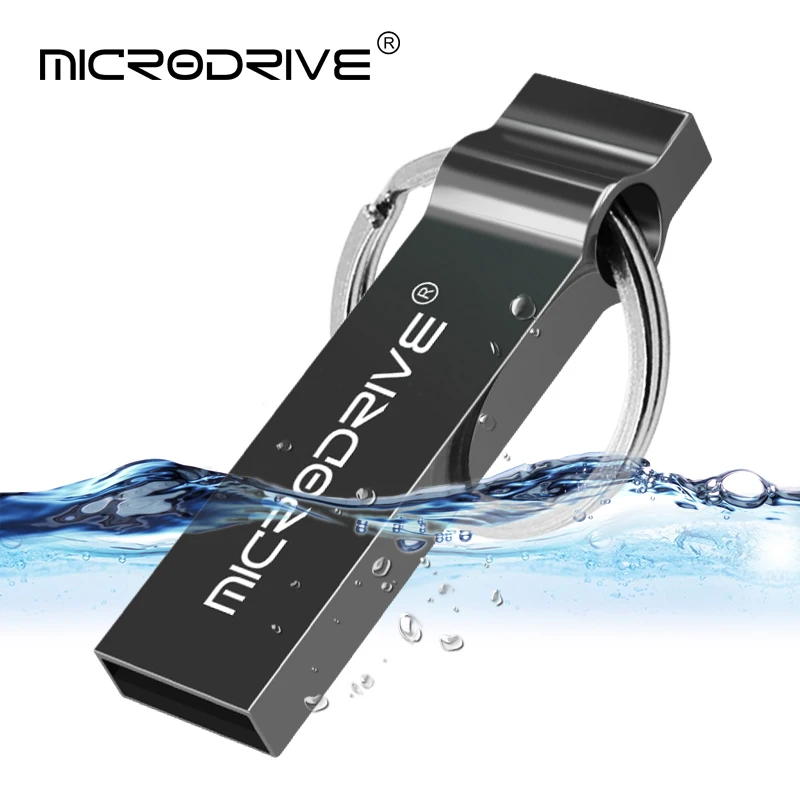 Металлический Usb флеш-накопитель с кольцом для ключей 4 ГБ 8 16 32 64 USB2.0 флешки карта