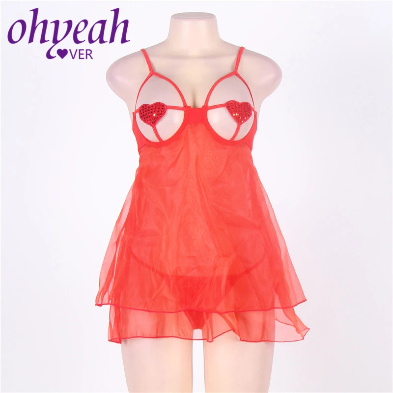 Ohyeahlover Deguisement Femme Ropa Interior Mujer Sex Erotica Red Open Cup Plus Size Babydoll RM70064 Pole Dance Erotic Lingerie Ohyeahlover Deguisement Femme Ropa Interior Mujer Sex Erotica Red Open Cup Plus Size Babydoll RM70064 Pole Dance Erotic Lingerie