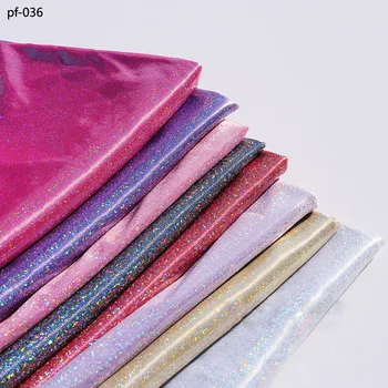 

50cm*150cm Laser stage fabric Colorful laser bronzing fabrics wedding decoration stretchy soft doll fabrics handicraft fabrics