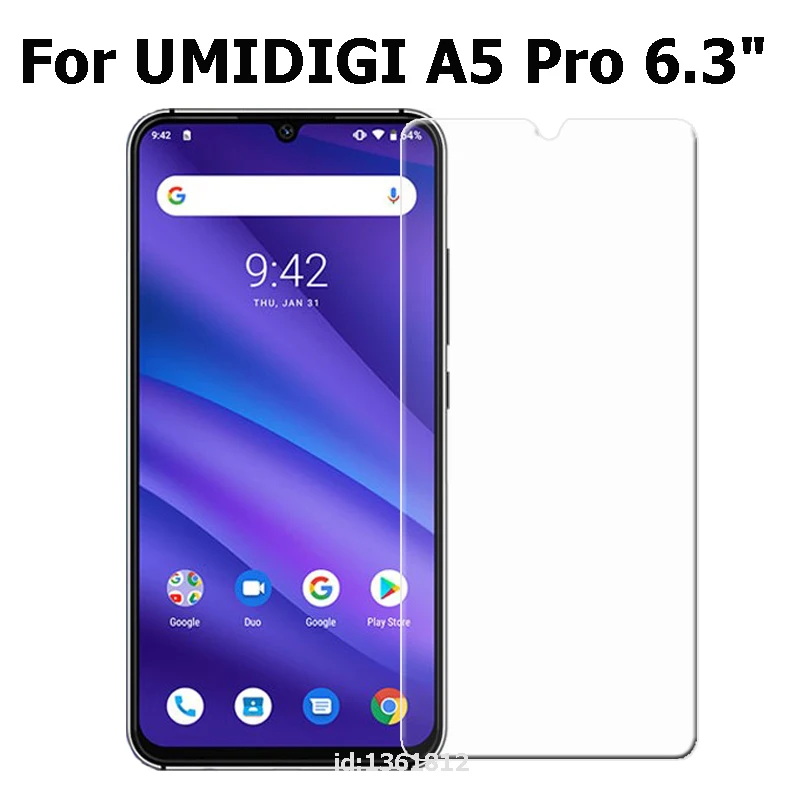 ل UMIDIGI A5 برو 6.3 بوصة الهاتف واقي للشاشة الزجاج ل UMIDIGI A 5 برو الزجاج المقسى الهاتف طبقة حماية حالة