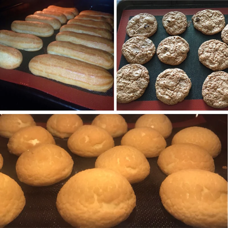 Non-stick Silicone Baking Mat Kitchen Baking Sheet For Oven Perforated Mat Confectionery Tools For Cake Bakery Supplies