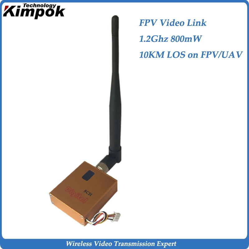 Mini FPV Video Transmitter 1.2Ghz 800mW Wireless Transmitter and ...