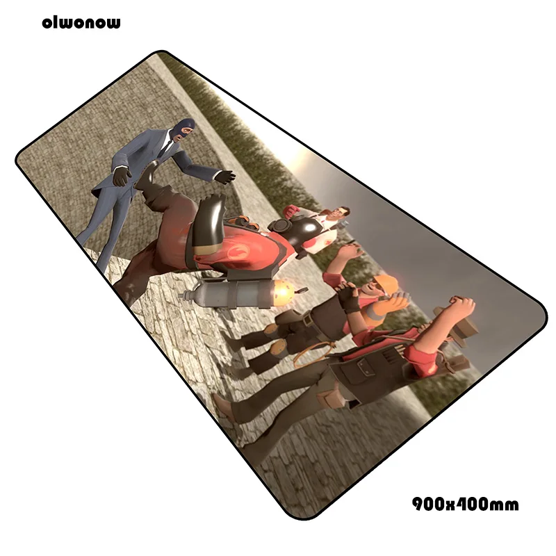 Team fortress 2 padmouse 900x400x3 мм игровой коврик для мыши эстетический коврик для мыши геймерский компьютерный стол мультяшный коврик notbook mousemat pc - Цвет: Size 900x400x3mm