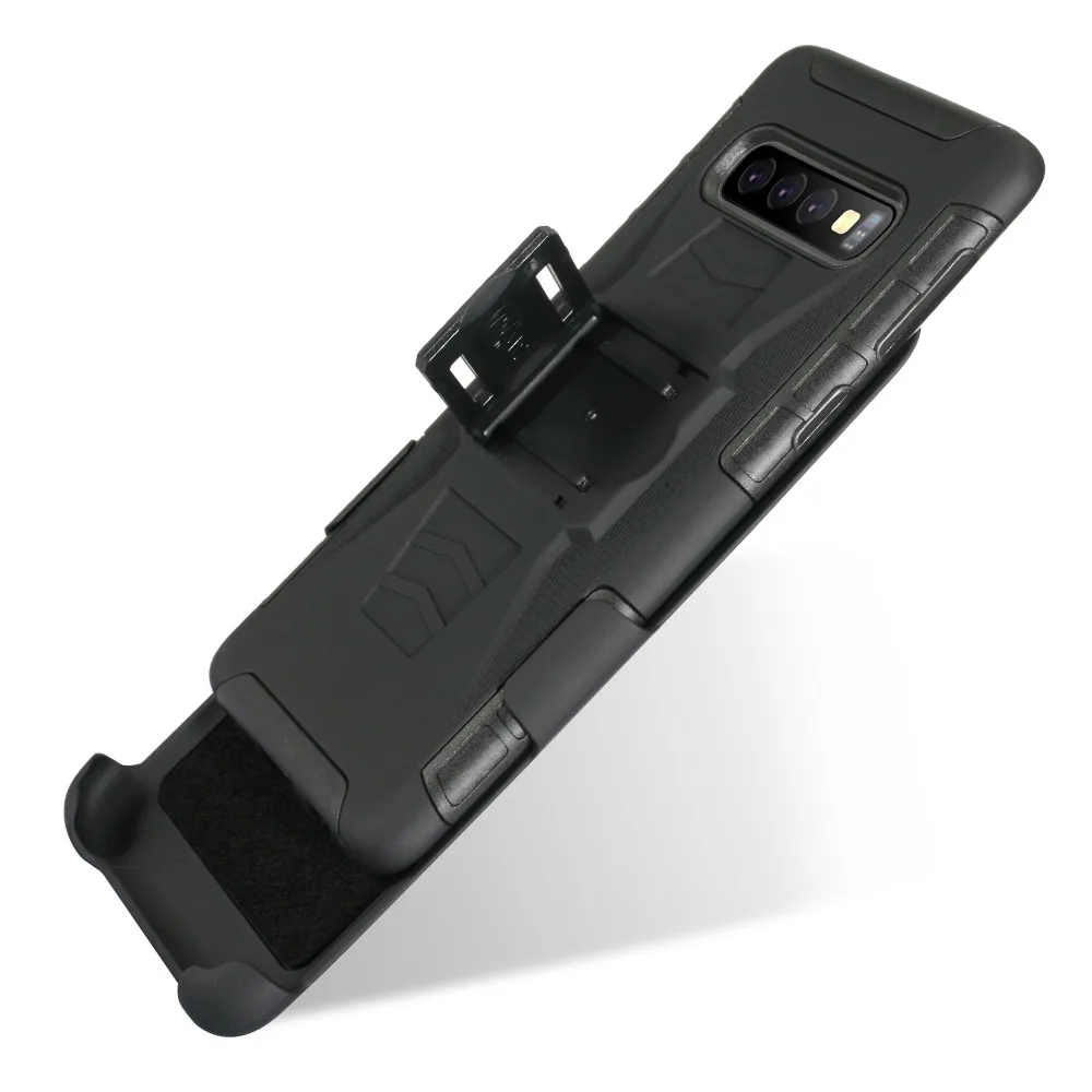 Для samsung Galaxy S4/S5/S6/S7/S8/S9/S10 Plus Note3 4 5 8 9 10 прочная кобура Зажим для ремня чехол подставка защитный чехол