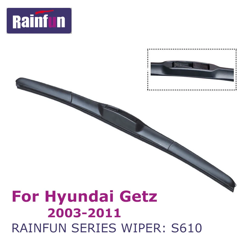 

RAINFUN Dedicated Car Wiper Blade for Hyundai Getz 2003-2011 Windscreen Wipers 22+14 inches wycieraczki samochodowe