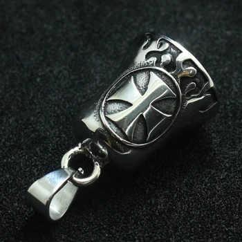 

316L Stainless Steel Cool Cross Flaming Polishing Pendant