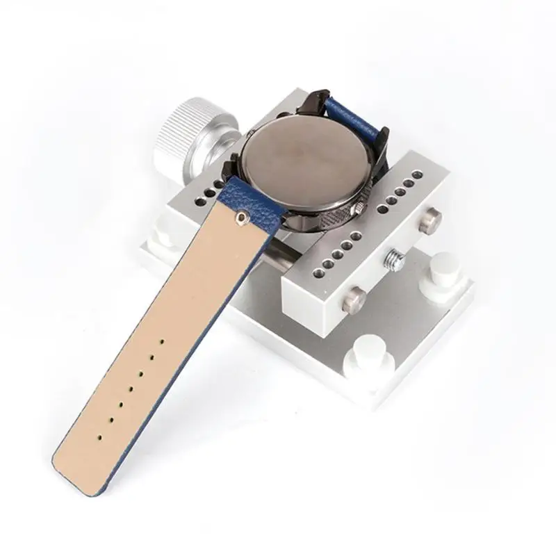 1 шт. большой металлический корпус часов держатель Регулируемый часовщики тиски для наручные часы ремонт часов инструмент