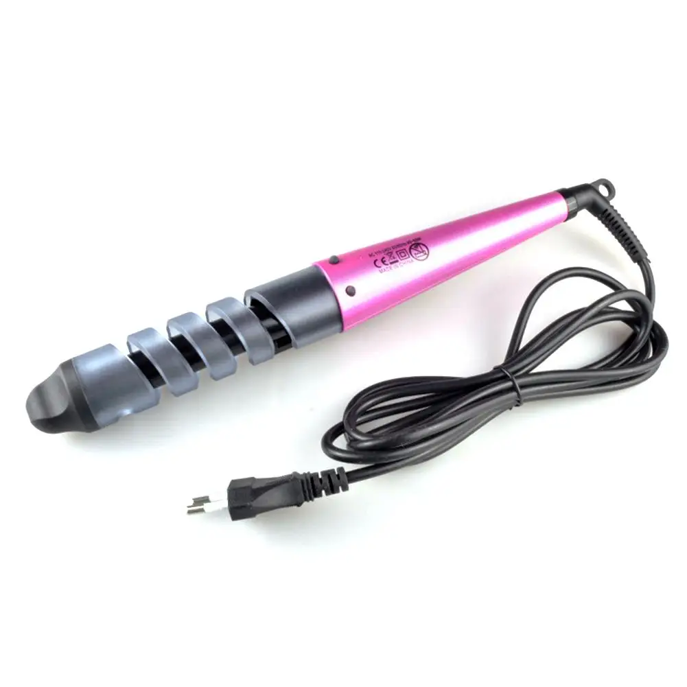 

Ceramic Coating Tools Professional Electric Hair Curler Roller Spiral Curling Iron Wand Fashionable Wavy Hairstyle Tools