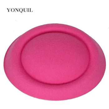 

Hot pink 16cm fascinator hat DIY millinery hair accessories pillbox fascinator bases mini top hats for occasion wedding headwear