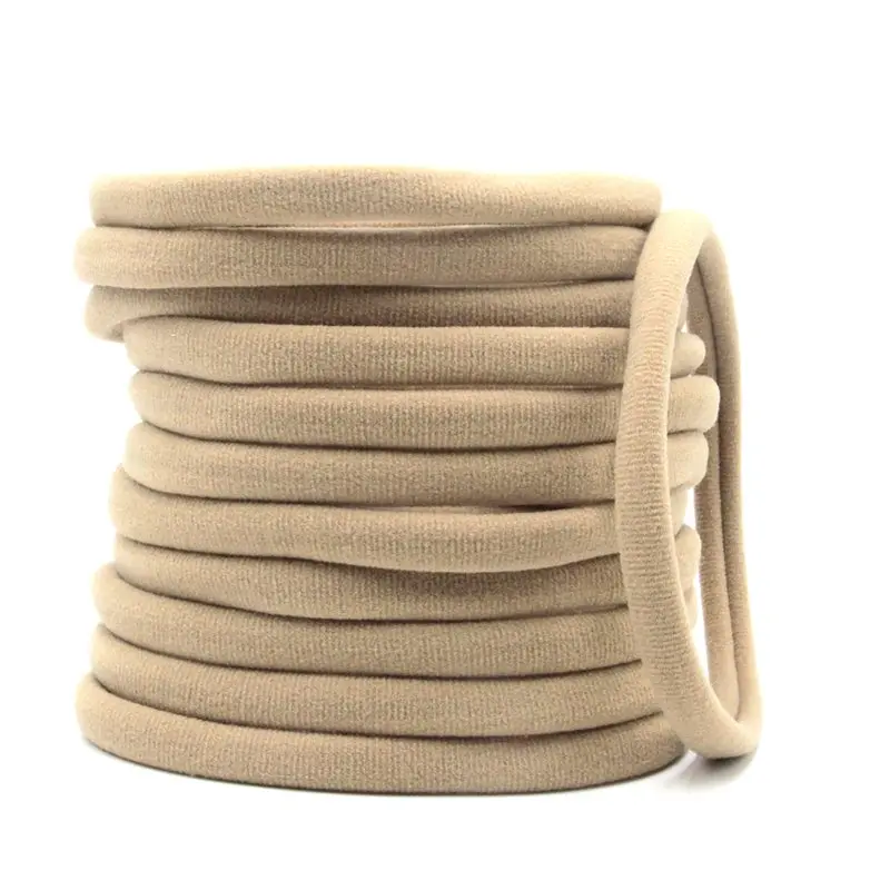 

100pcs/lot New Arrival 10mm Solid FOE Elastic Nylon Headband with strip, Headbands,Girls and Kids Hairband Hair Accessories NH2