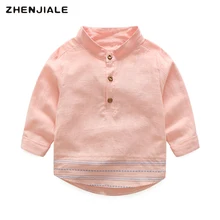 

Fashion Children's Clothing Cotton blouse Shirts for boys Long Sleeved Polo Shirts Spring girls clothes shirt Casual Wears AFD67