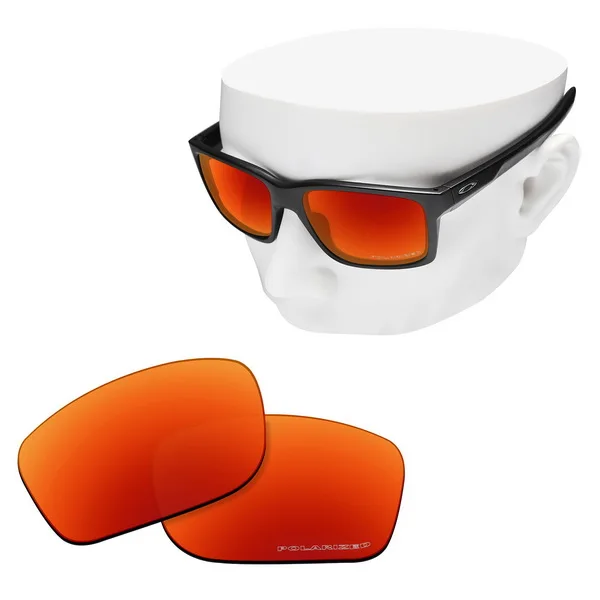 Fire Red Mirror OOWLIT поляризованные солнцезащитные очки с гравировкой и защитой от царапин - Цвет линз: Fire Red Mirror
