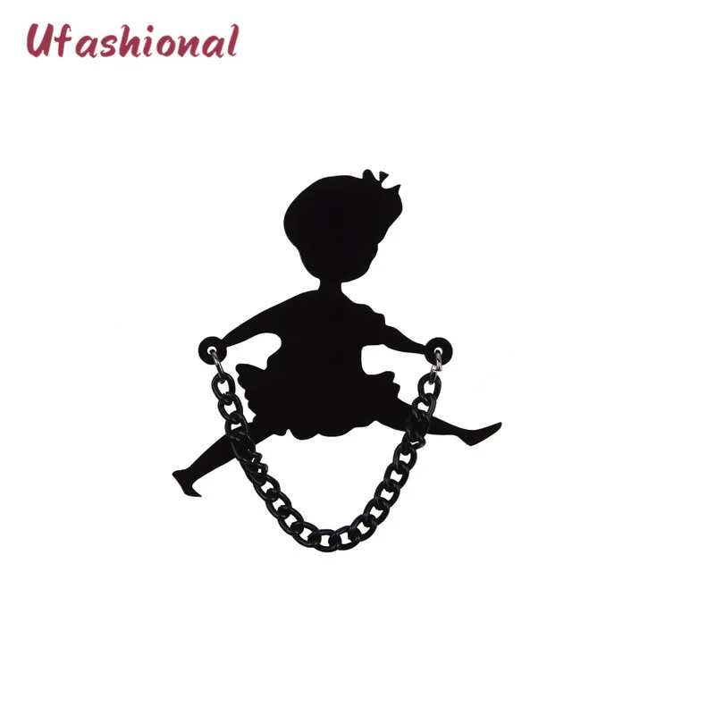 

Perfume feminino bijoux joyas women accessories brooches acrylic girl rope skipping cute punk pashmina party ornament brooch