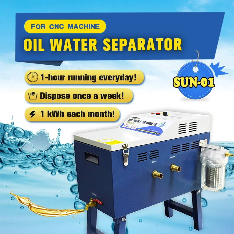 CNC oil skimmer coolant cutting fluid purifierin Machine Centre from