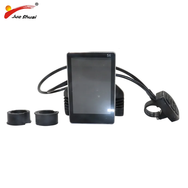 

New Hot 36V 48V LCD Electric Bike Display on the Handlebar Waterproof Connector Control Panel Cycling Parts Accessory Battery ce
