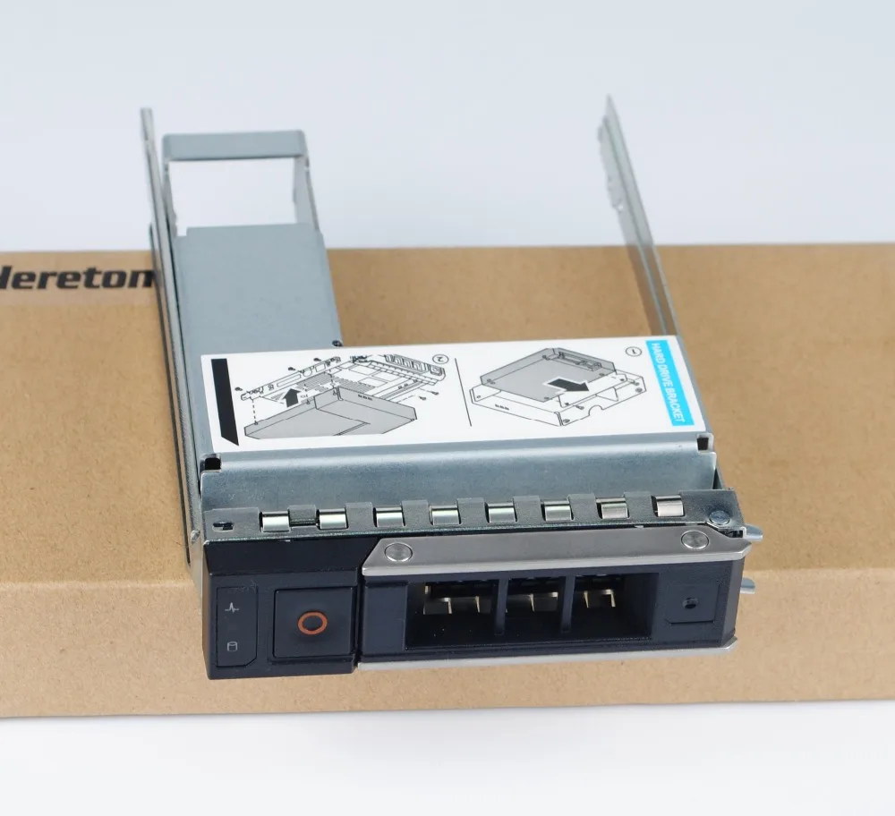 Heretom 2,5 "лоток адаптер 9W8C4 + 3,5" HDD лоток Caddy X7K8W для Dell r730 R720 R530 T630