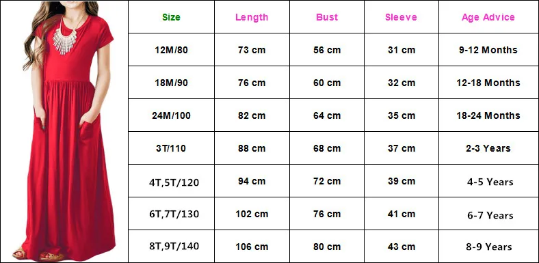 Одежда для девочек-подростков; однотонное детское длинное платье из мягкого хлопка с карманами; летнее пляжное платье с короткими рукавами для девочек
