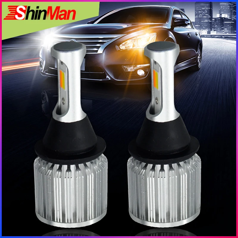 ShinMan 2x Автомобильный светодиодный дневной свет дневного света и поворотник для Nissan Pathfinder 2000- аксессуары
