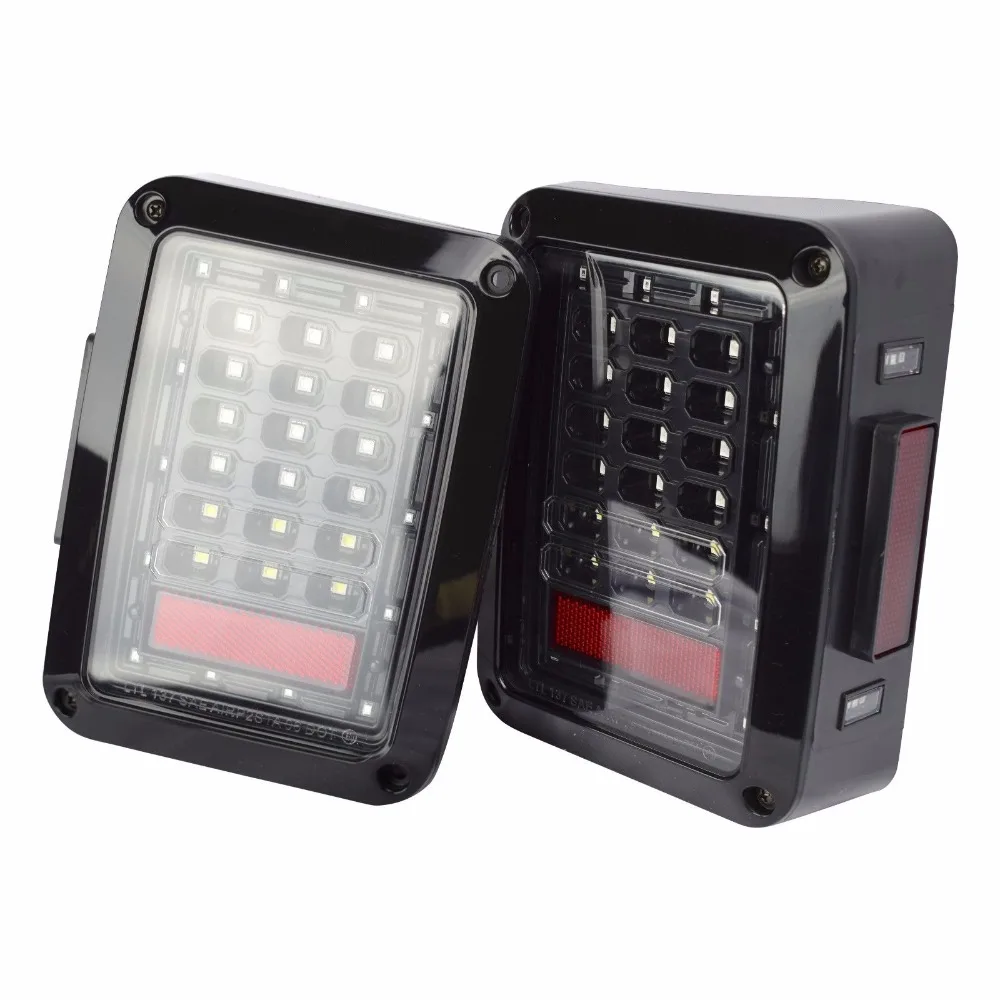 

USA/European version led tail lamp For Jeep Wrangler JK 07-17 car tail light series Rear Lamps brake reverse light