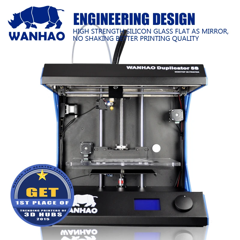 WANHAO 3D принтер D5S мини промышленный уровень металла отличное разрешение