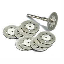 10pc 22mm diamond tools Dremel Rotary Tool accessories set wheel cutting disc grinding for glass