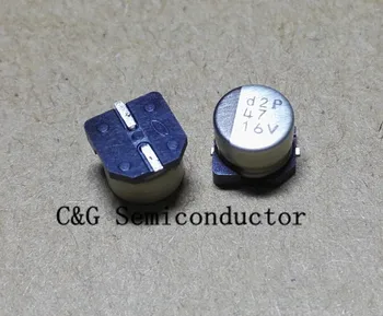

Free shiping 50pcs 16V 47UF SMD 6x5mm chip Aluminum Electrolytic Capacitor