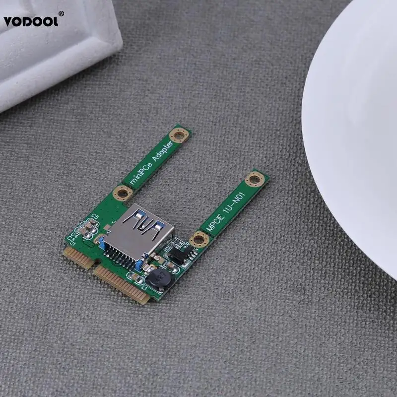 VODOOL ноутбук Mini PCI E к USB 2 0 адаптер Расширительная карта Express слот интерфейс