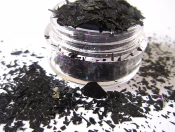 

Solvent Resistant Black fragment Glitter