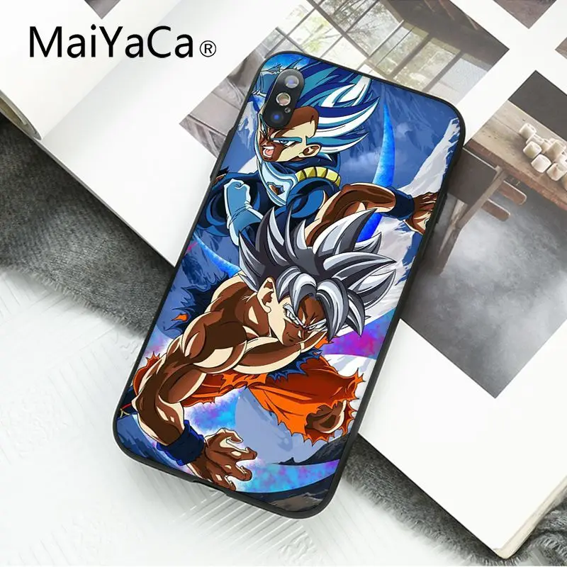 MaiYaCa Dragon Ball Z Super DBZ Goku Модный чехол для телефона iphone 11 Pro 11Pro MAX 8 7 6S Plus 5 5S SE XR X XS MAX 10 Coque